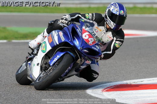 2009-05-10 Monza 0176 Superstock 1000 - Warm Up - Danilo Andric - Yamaha YZF R1